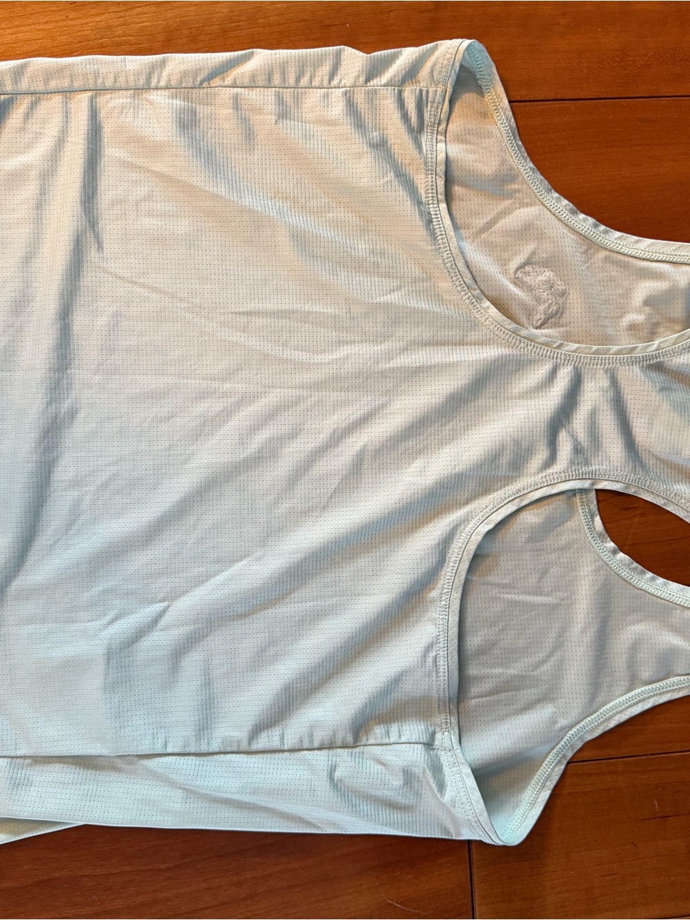 Tracksmith Pale Blue Racerback Performance Tank - Picture 2 of 2